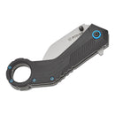 Navaja táctica Boker Magnum Velcon Hawkbill 440C Hoja de acero Mango G10