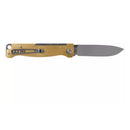 Boker Plus Atlas - Navaja de bolsillo con junta deslizante, mango de latón con punta caída y acabado satinado