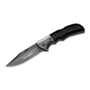 BOKER Navaja Eminence Gris Plegable Compacta Mango de Micarta Negra Acero 440A