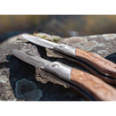 BOKER Caveman Steel navaja de bolsillo 440A acero sin recubrimiento mango de madera decorado