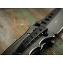 BOKER Special Forces Tanto navaja plegable acero 440A mango de aluminio negro