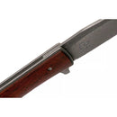 Boker Plus Urban Trapper Navaja de bolsillo Hoja de Damasco Mango de madera de cocobolo