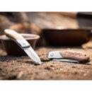 BOKER Caveman Steel navaja de bolsillo 440A acero sin recubrimiento mango de madera decorado