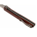 Boker Plus Urban Trapper Navaja de bolsillo Hoja de Damasco Mango de madera de cocobolo