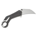 Navaja táctica Boker Magnum Velcon Hawkbill 440C Hoja de acero Mango G10