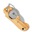 Fox Knives Brand Italy Elite folding knife stainless steel olive wood handle - GoMilitar