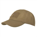Helikon-Tex Gorra de béisbol plegable, liviana, ajustable, con paneles de identificación con velcro