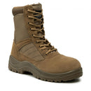 HI-TEC Hiking boots Magnum Centurion 8.0 Coyote tactical footwear side zip NEW - GoMilitar