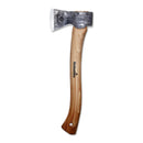 Hultafors Hultan gardening axe with carbon steel blade and ergonomic hickory handle for outdoor use.