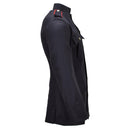 Túnica militar británica original chaqueta formal lana botones de metal negro