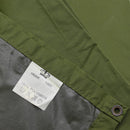 Lona impermeable militar danesa original de poliamida 175x275cm verde
