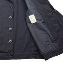 Original French Military jacket alpine troops field uniform cotton solid blue - GoMilitar