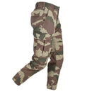 Original Turkish military tactical camo pants with elasticated ankles, reinforced knees, multiple pockets, and durable polycotton fabric.