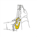 PETZL ROLLCLIP A Mosquetón Pullet Sistema de bloqueo sin bloqueo Escalada Amarillo