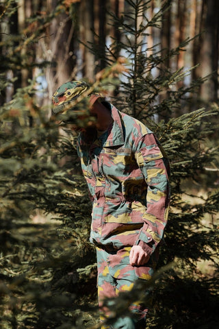 Rompecabezas en camuflaje: por qué el excedente militar belga es imprescindible