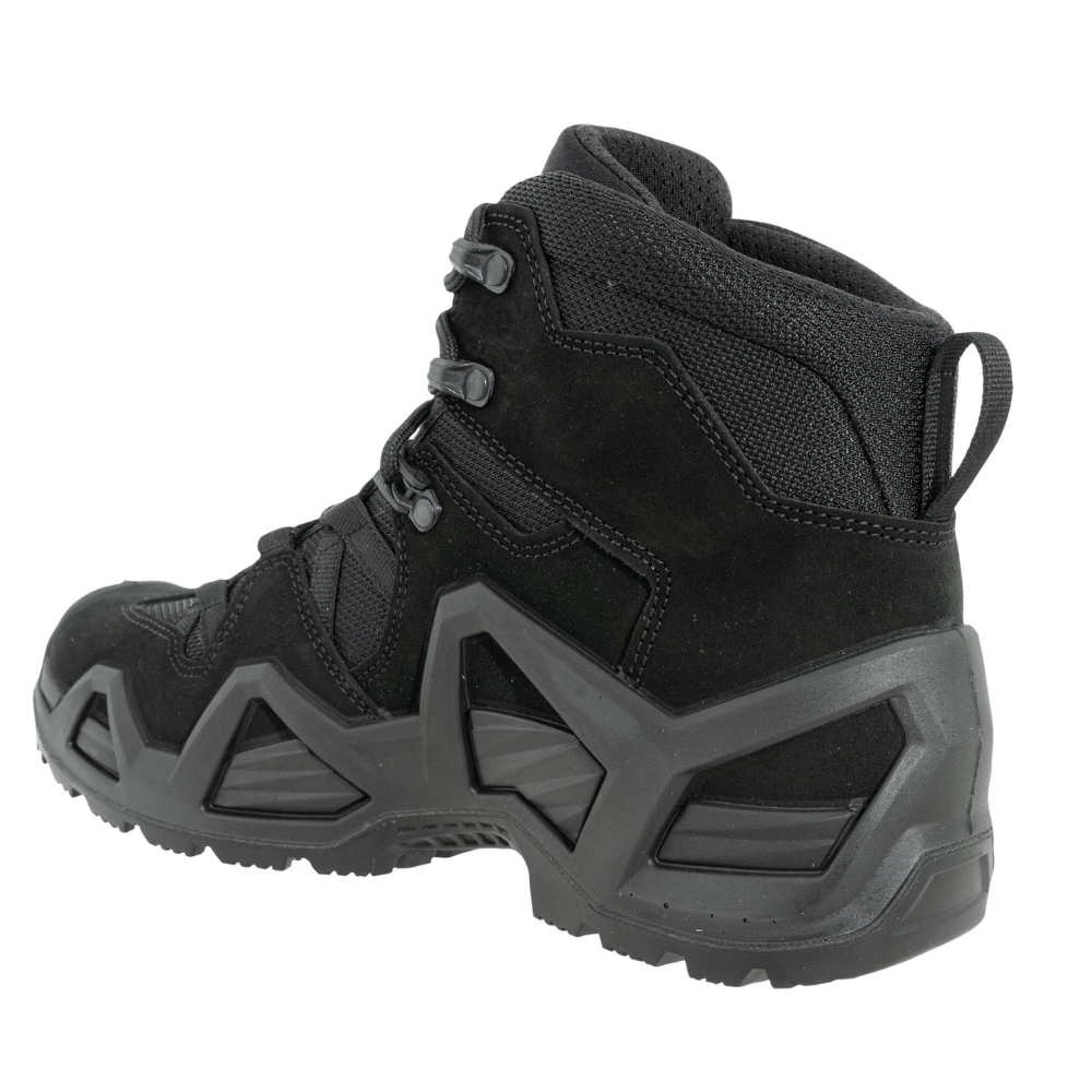 Botas de combate LOWA Zephyr MK2 GTX Mid GORE TEX impermeables resistentes a la abrasión negras