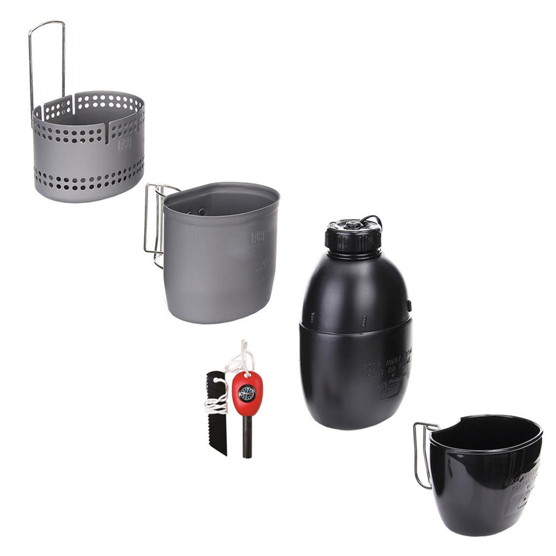 BCB MK2 El conjunto de cocina Crusader 6 PCS Starter Starter Stove Nato Mug BoCe