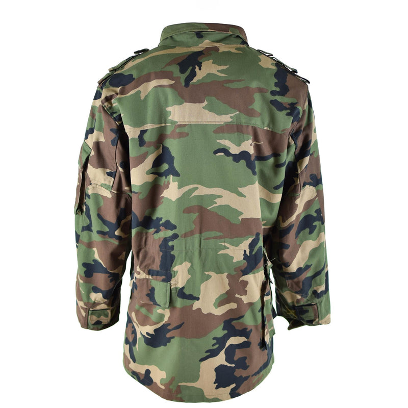 Chaqueta de campo del ejército vintage eslovaca M97 CAMO Combate Military Parka Nuevo