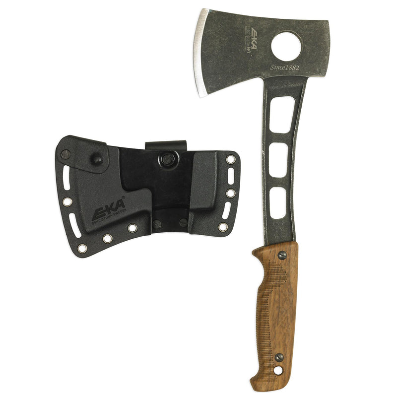 EKA Brand HatchBlade W1 Axe liviano 12C27 Mango de acero inoxidable de acero inoxidable