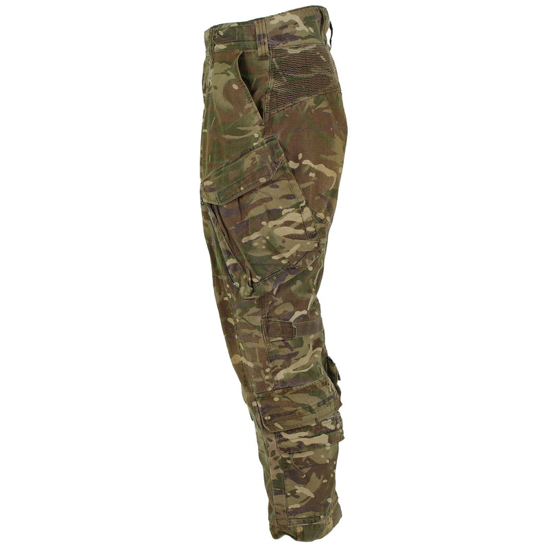 Pantalones de camuflaje MTP del ejército británico original Combate BDU Tropas FR Fire Retardante Aircregrilla