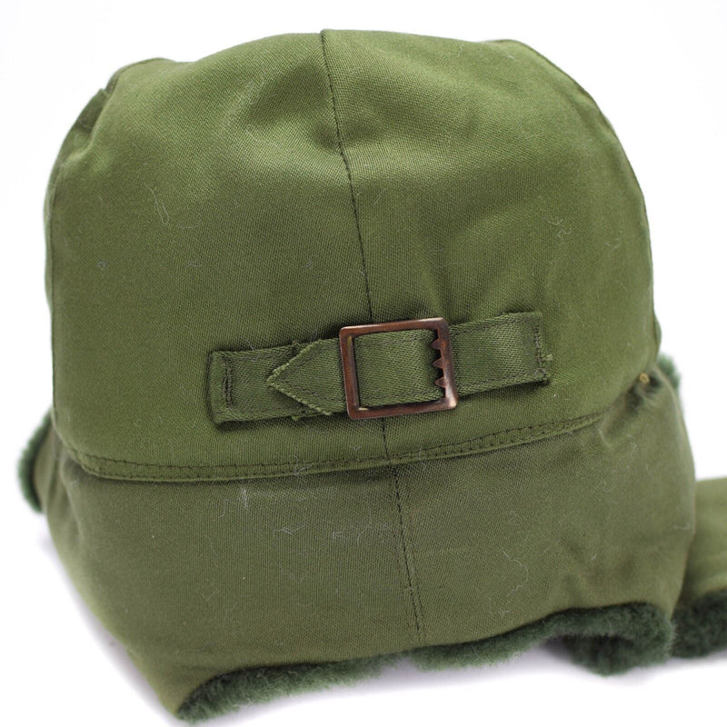 Original sueco del ejército militar de Suecia Invierno M59 Combate Campo Cape Hat Nuevo