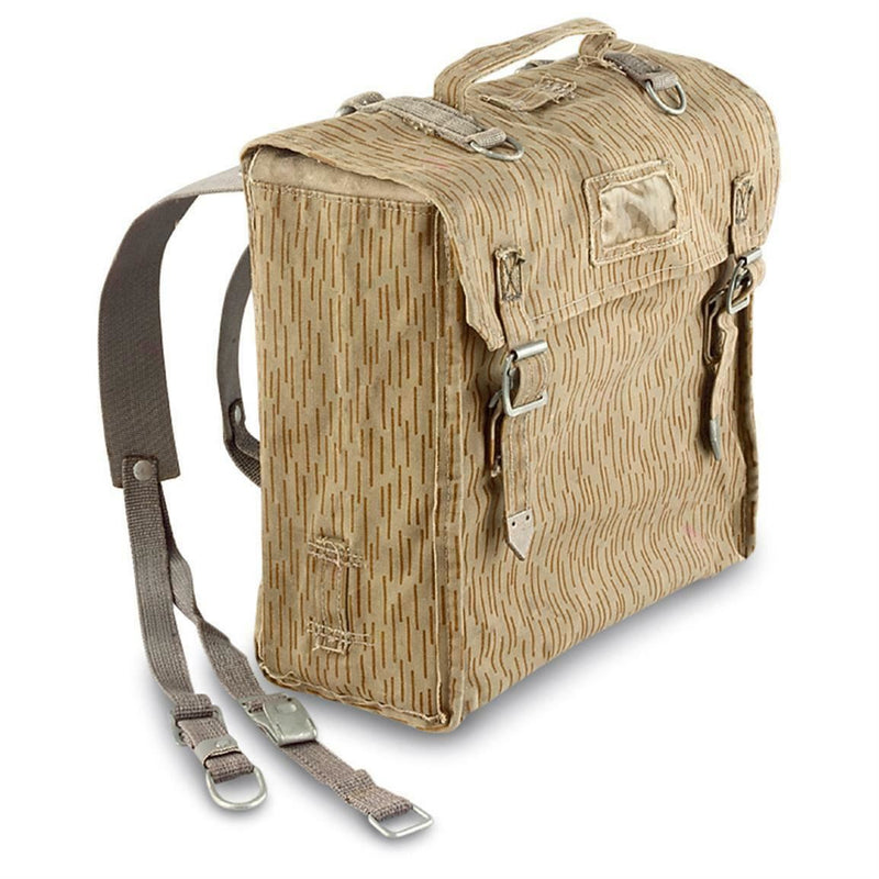 Genuino ejército de Alemania Oriental Rucksack Pack DDR NVA Rain Drap Camo Backpack