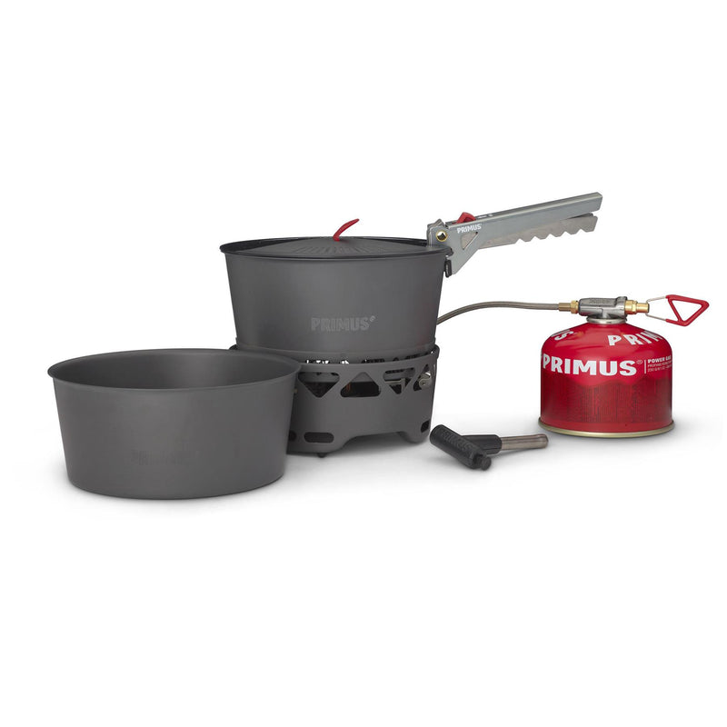 Primus Primetech Camping Stove Juego de 1.3 litros para cocinar olla de ebullición al aire libre