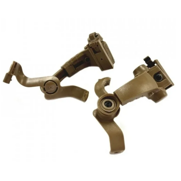 EARMOR M16A ARC Adaptador de riel para casco Serie PLUS Protector auditivo Coyote Brown