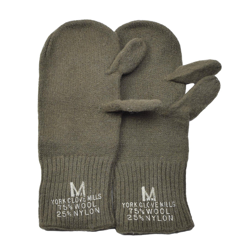 Originales del gatillo militar de los EE. UU. Mittens Surplus Surplus Wool Wool Warmers Guantes Nuevos
