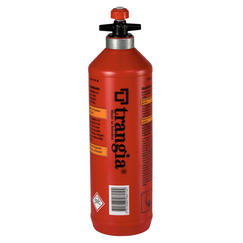 Trangia Liquid Fuel Bottle Quemador de gasolina Frasco de polietileno al aire libre acampando rojo