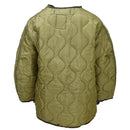 Original U.S. Military M65 Parka Liner Botones para clima frío extremo Verde oliva