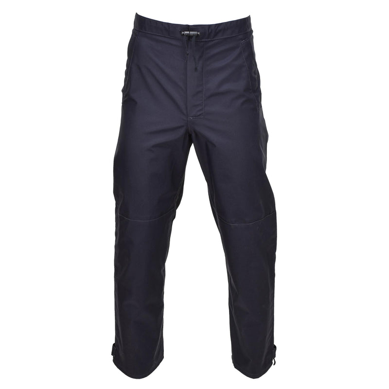 Pantalones genuinos de la policía británica Pantalones de clima húmedo impermeable al aire libre Azules