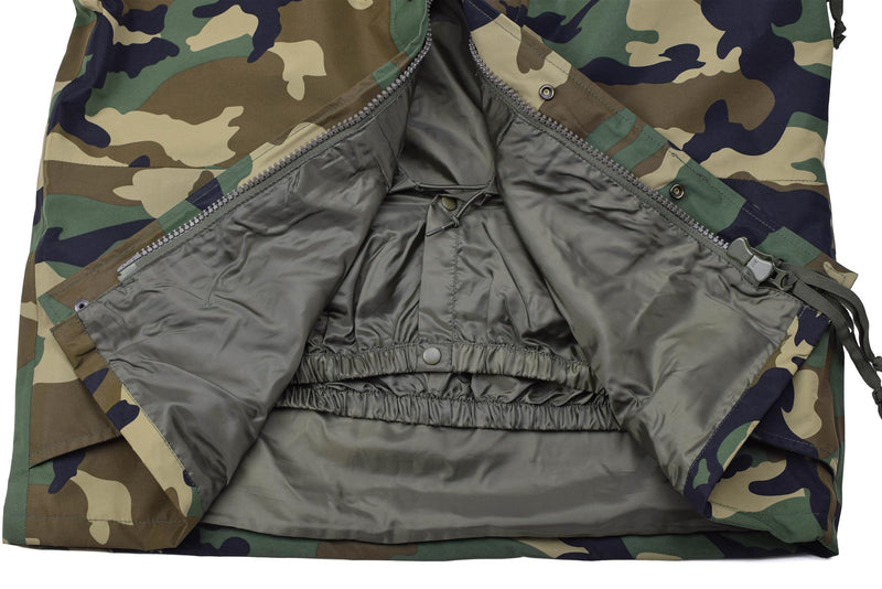 MIL-TEC JUNTA MILITE TEMPLETA MADERA MADERA 3 Capa Goretex a prueba de viento NUEVO