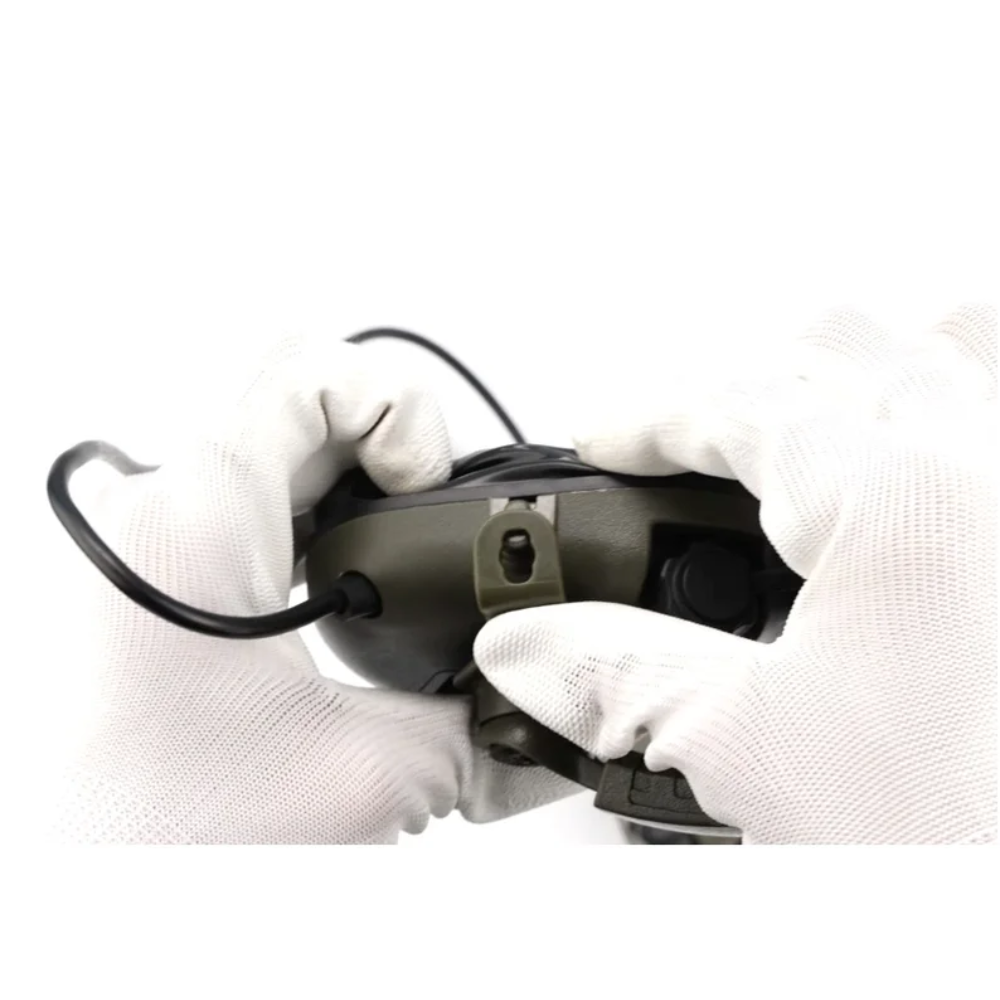EARMOR M16A ARC Adaptador de riel para casco Serie PLUS Protector auditivo Coyote Brown