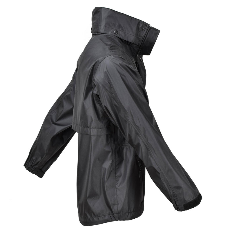 MIL-TEC Rain Jacket Black Imploud Men Rainwear Rain Water Men's