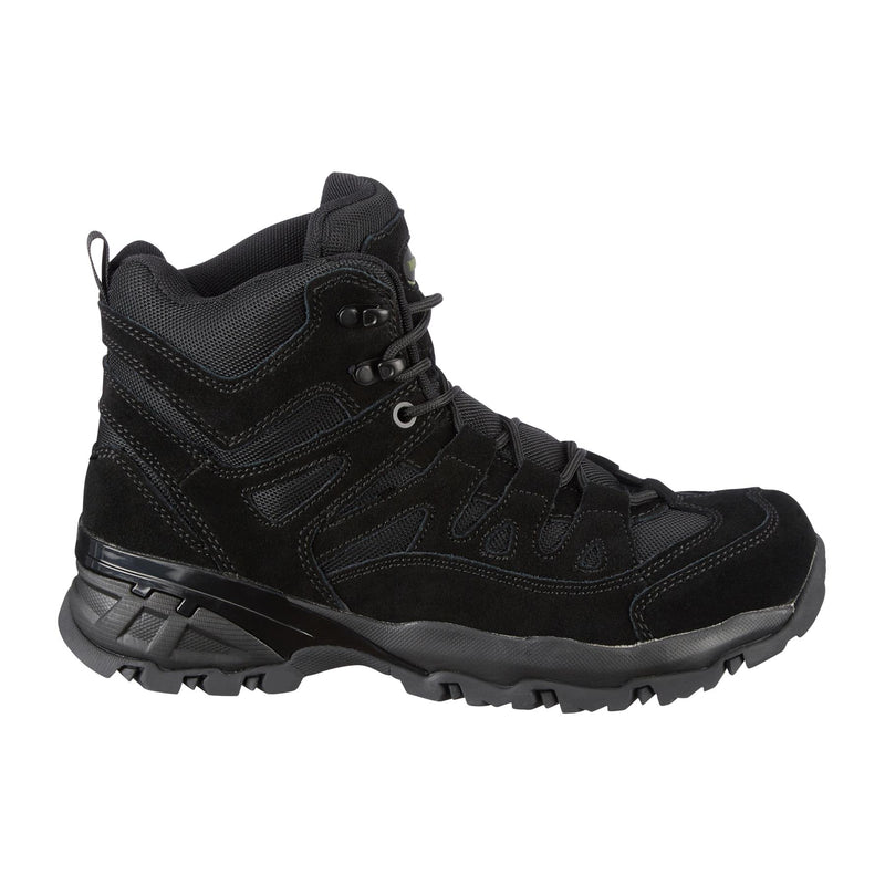 Botas de escuadrón Mil-Tec Botridas Mid-Round Sole Camping Footwear de gamuza negra al aire libre
