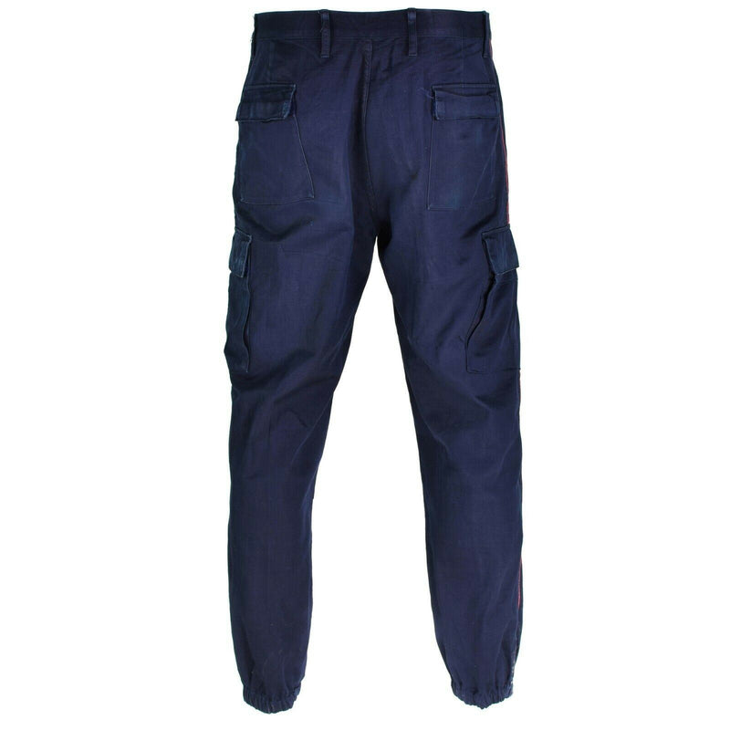 Policía italiana original Carabinieri pantalones azules de pantalones azules policías