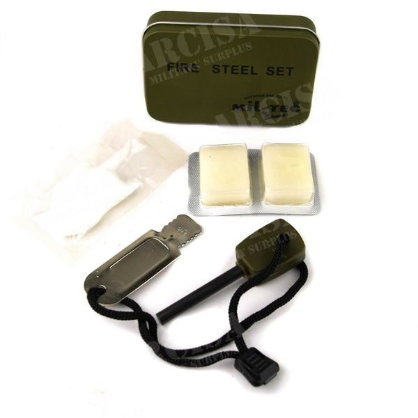 Set de acero de fuego de alta calidad original Mil-Tec Kit Survival