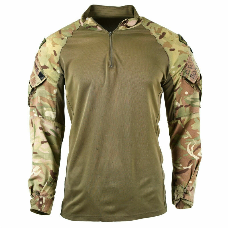 Ejército británico original debajo de la camisa UBAC MTP CAMO CUESTO MILITAR BURO ARMOR