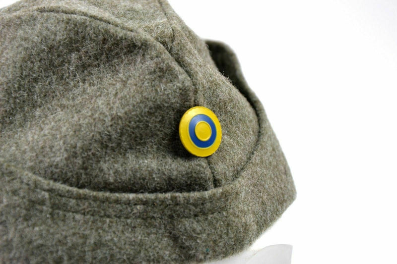 WWII del ejército sueco lana de invierno lana lateral de campo de campo militar garrison sombrero