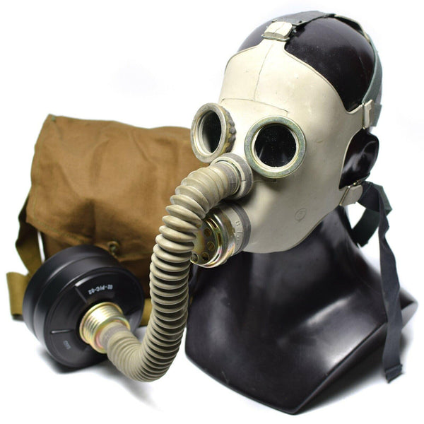 Máscara de gas rusa soviética PDF-7 Niño Conjunto completo Filtro de la OTAN CF F3 NBC 40 mm NUEVO