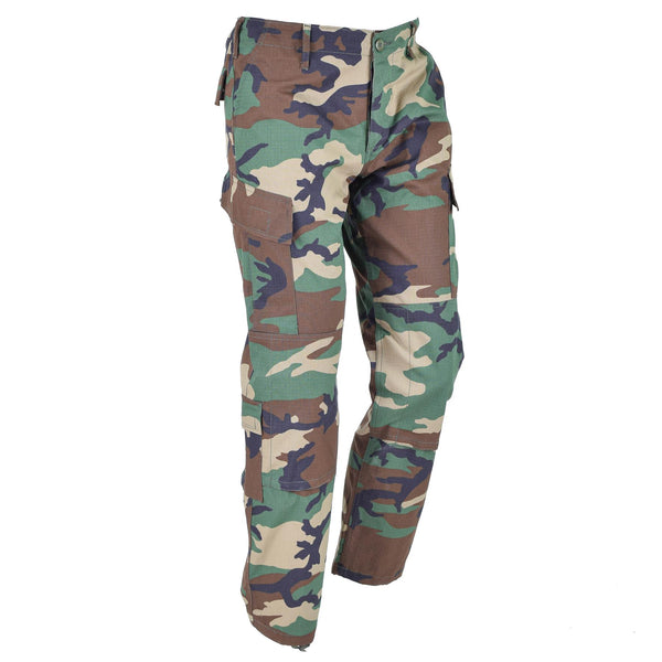 Mil-Tec Brand Militar Militar de EE. UU. CAMO RIPSTOP SOLDADOS BDU Cargo Pantalones
