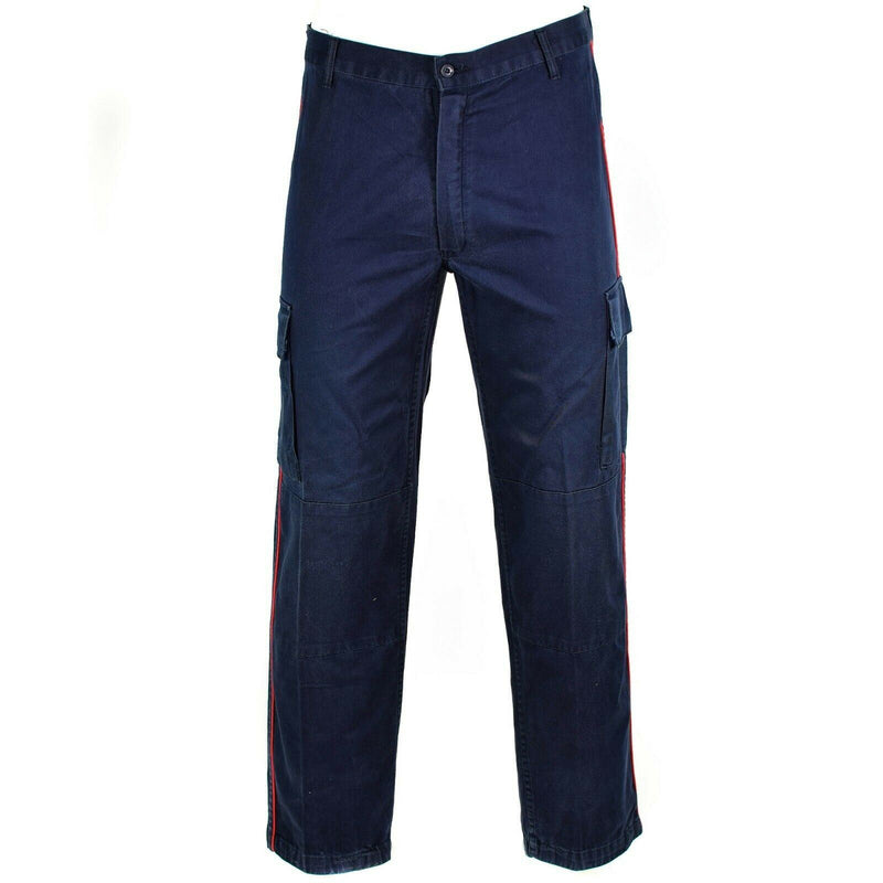 Policía italiana original Carabinieri pantalones azules de pantalones azules policías