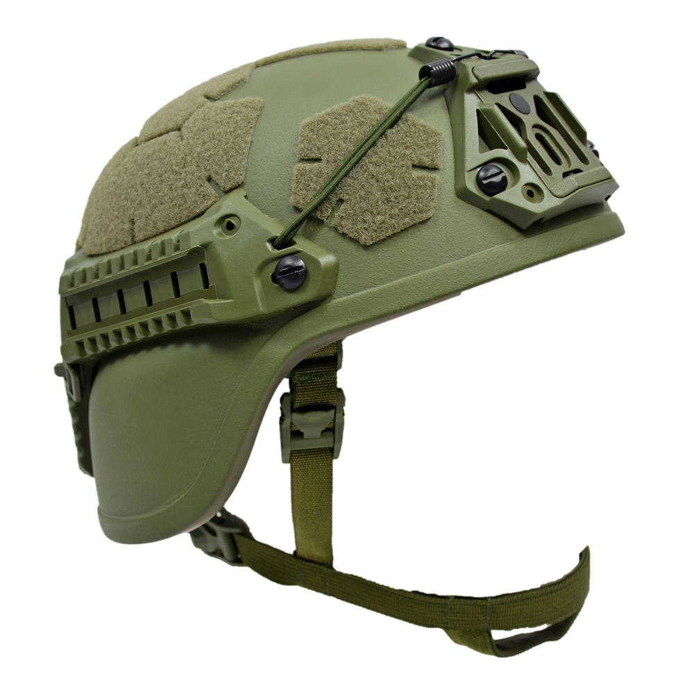 Šestan-Busch BK-ACH Casco balístico moderno de corte completo Nivel IIIA NVG Rieles laterales