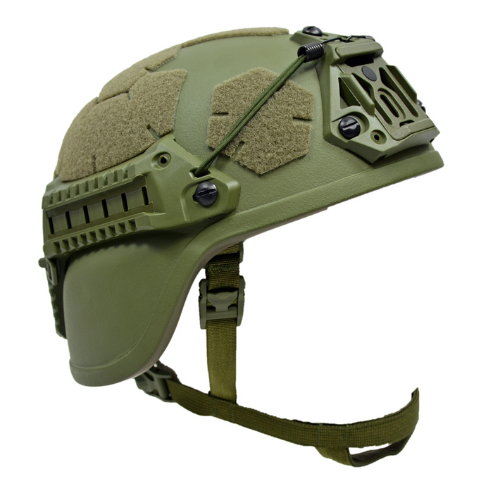 Šestan-Busch BK-ACH Casco balístico moderno de corte completo Nivel IIIA NVG Rieles laterales