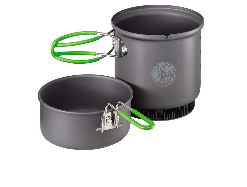 Optimus Crux Weekender. Cocina Sistema de tazas de tazas para acampar Cocina de caminata