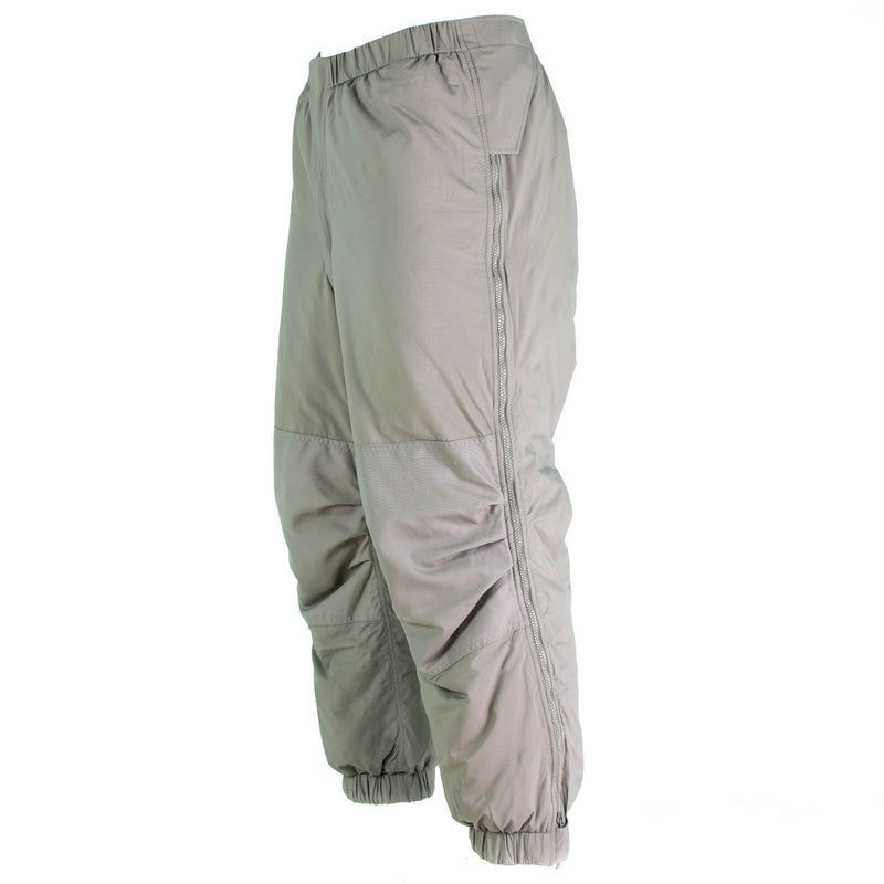 Pantalones del ejército de EE. UU. Termal gris extremo pantalones de clima frío ECW Gen III Softie U.S.