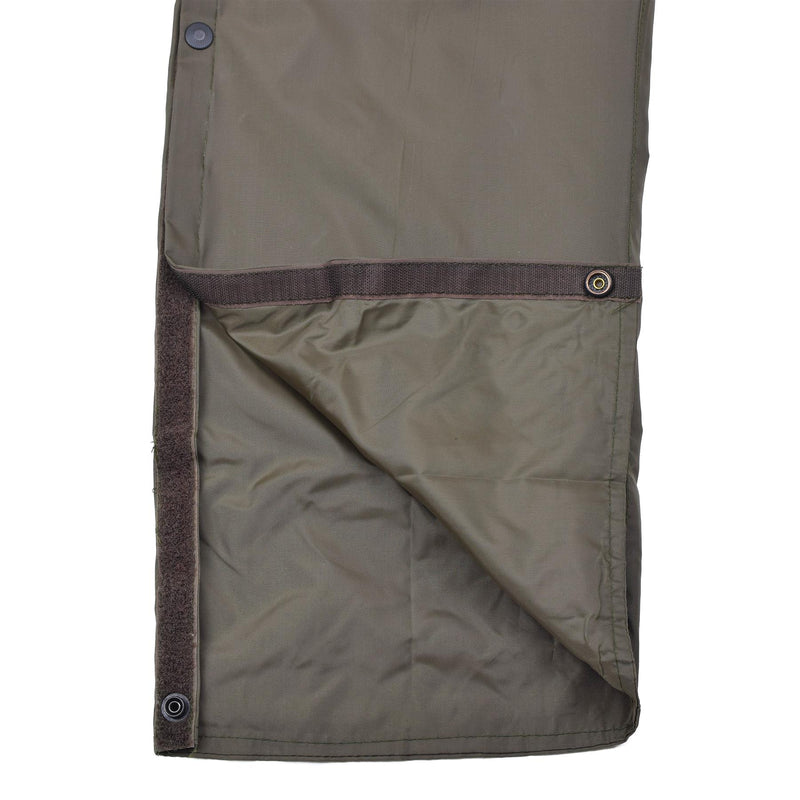 Fuerzas aéreas militares italianas genuinas pantalones de lluvia forrados de pantalones impermeables