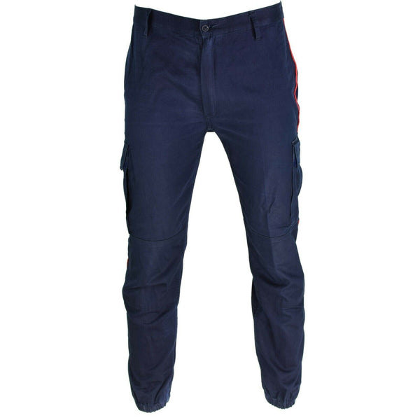 Policía italiana original Carabinieri pantalones azules de pantalones azules policías