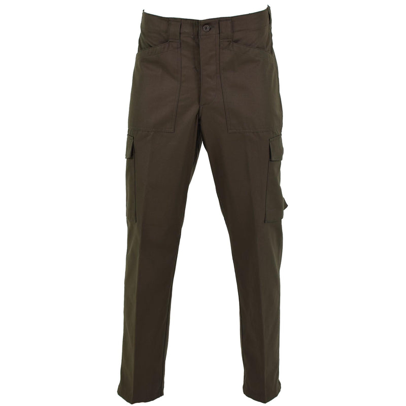 Pantalones del ejército austriaco original BDU Combate Field Tropas pantalones OD Tipo 75 Nuevo